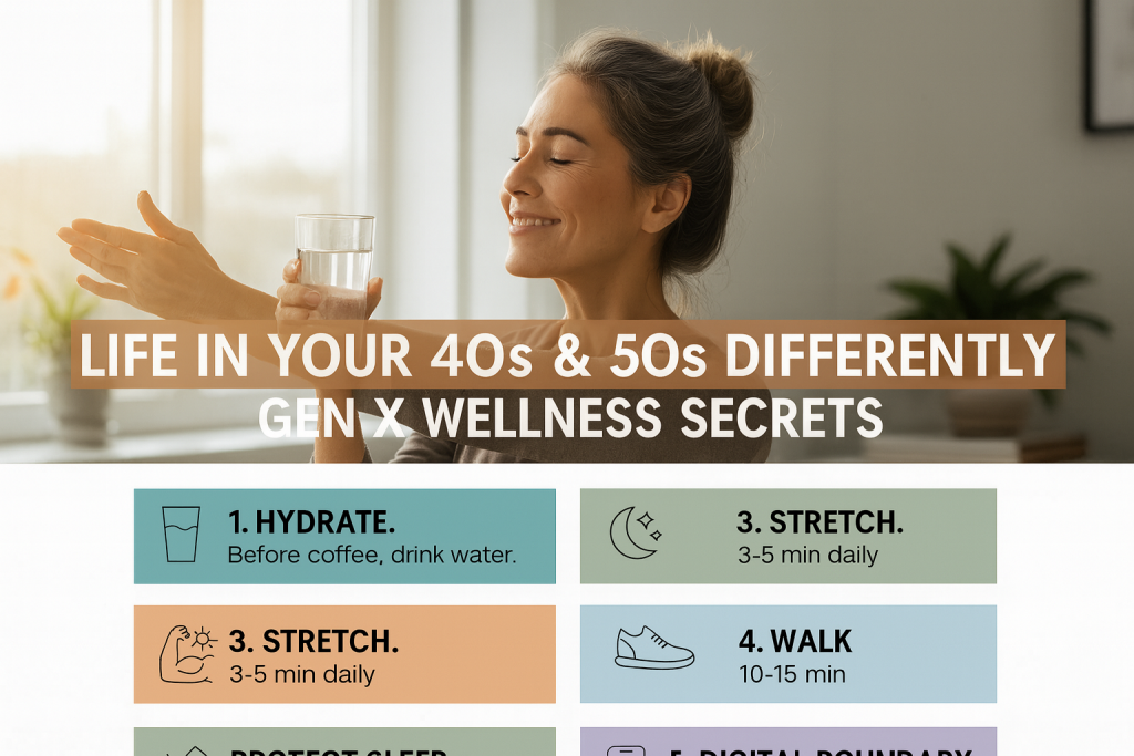 Wellness Wins: 5 Small Habits That Make a Big Difference for Gen X Adults